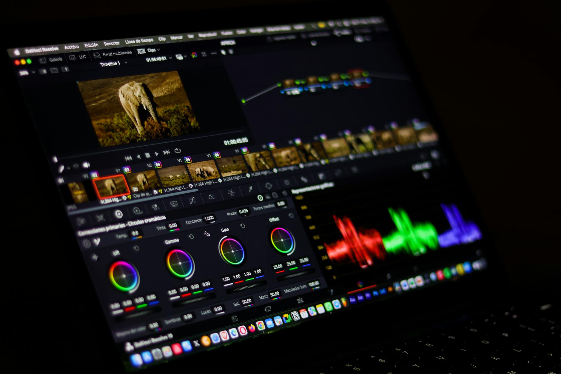 Before and after comparison of 16:9 video cropped to 9:16 vertical format