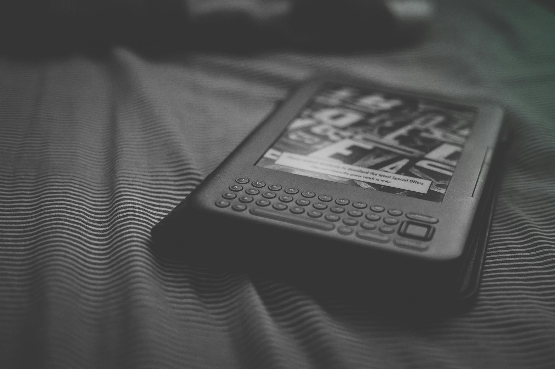 EPUB file being transferred to a Kindle device after conversion