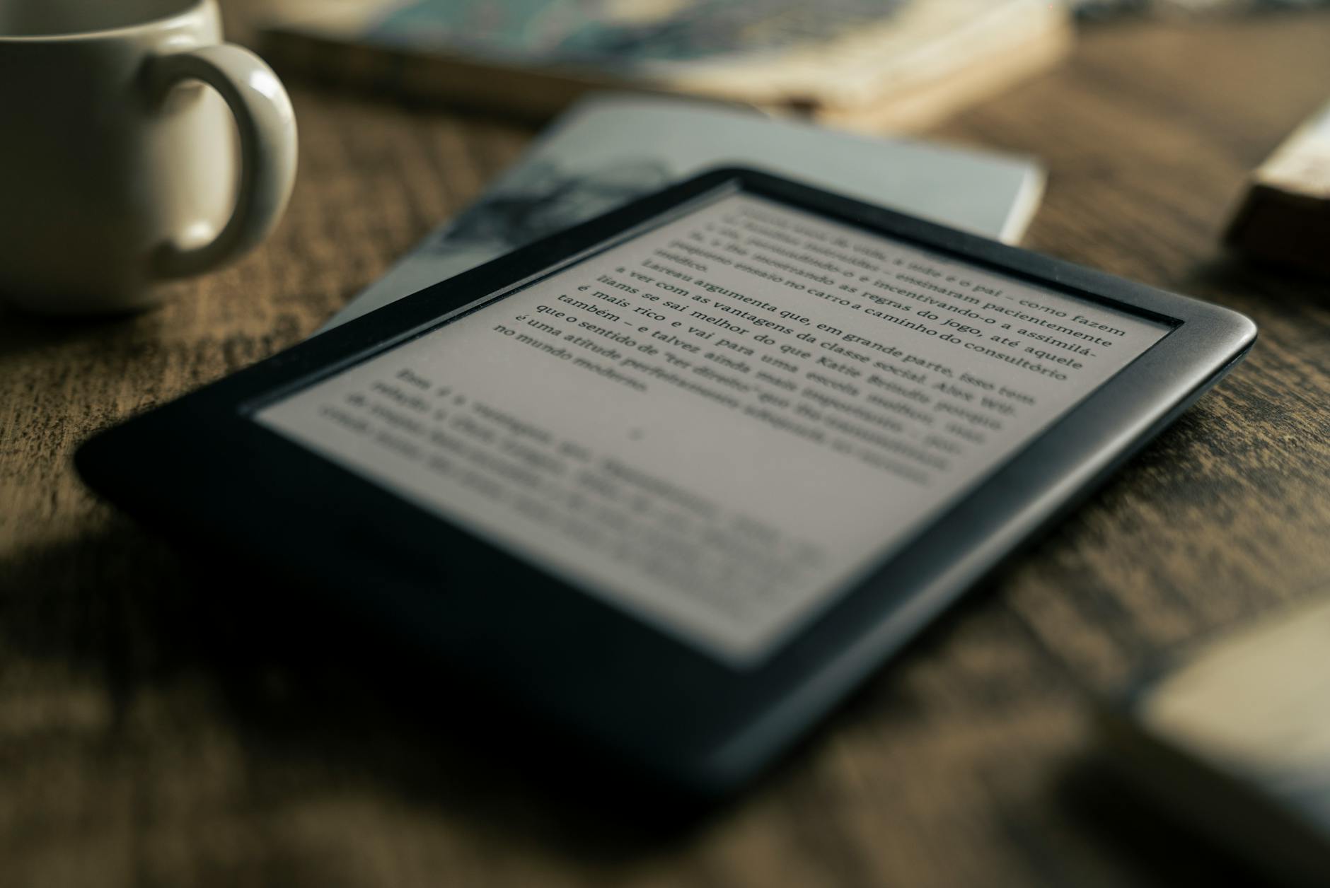 A converted EPUB displaying properly on an e-ink device with Cyrillic text