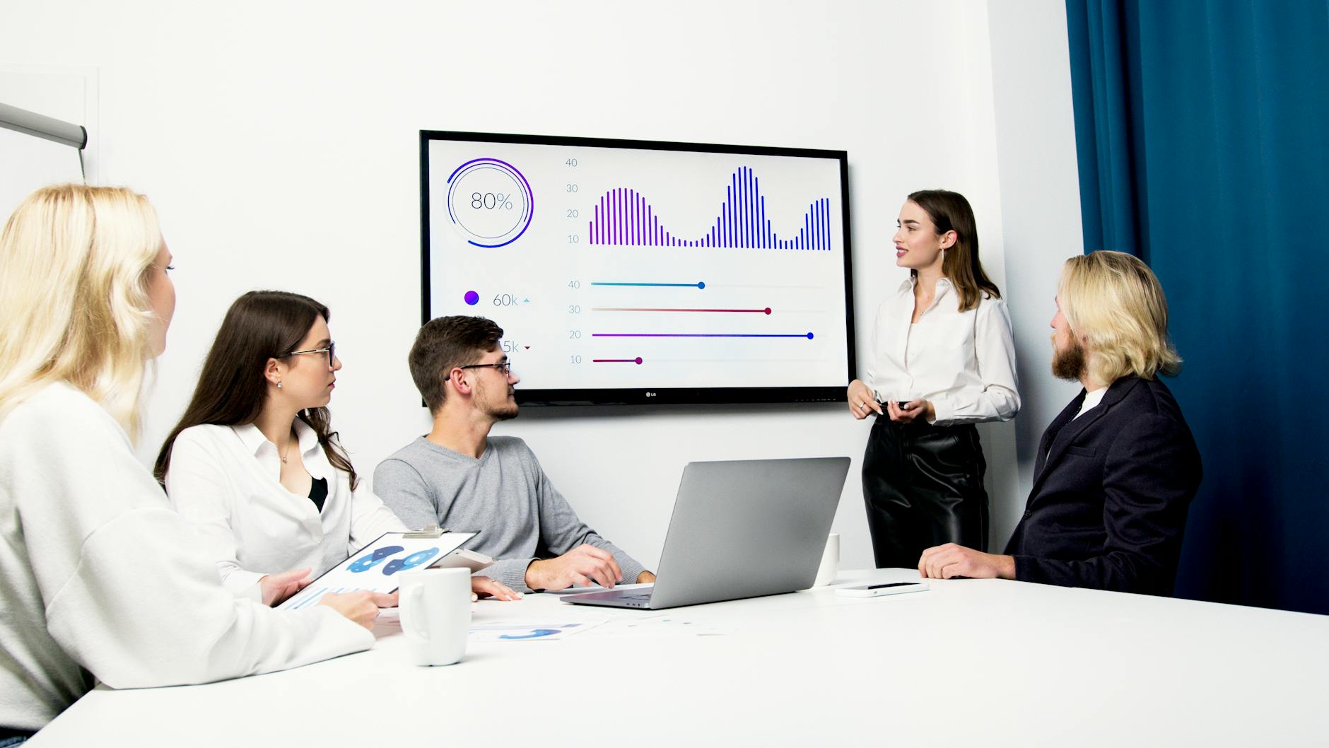 PowerPoint slide with embedded video player showing playback controls