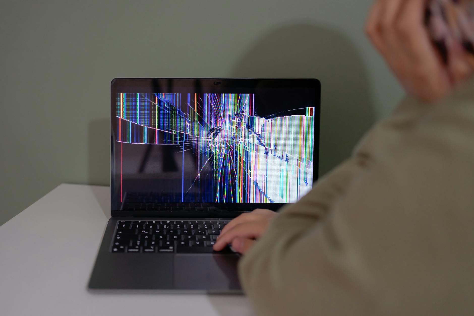 Terminal showing ffprobe output analyzing a corrupted video file